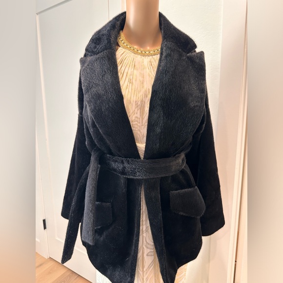 Brand new fuzzy Armani Coat - Picture 2 of 3